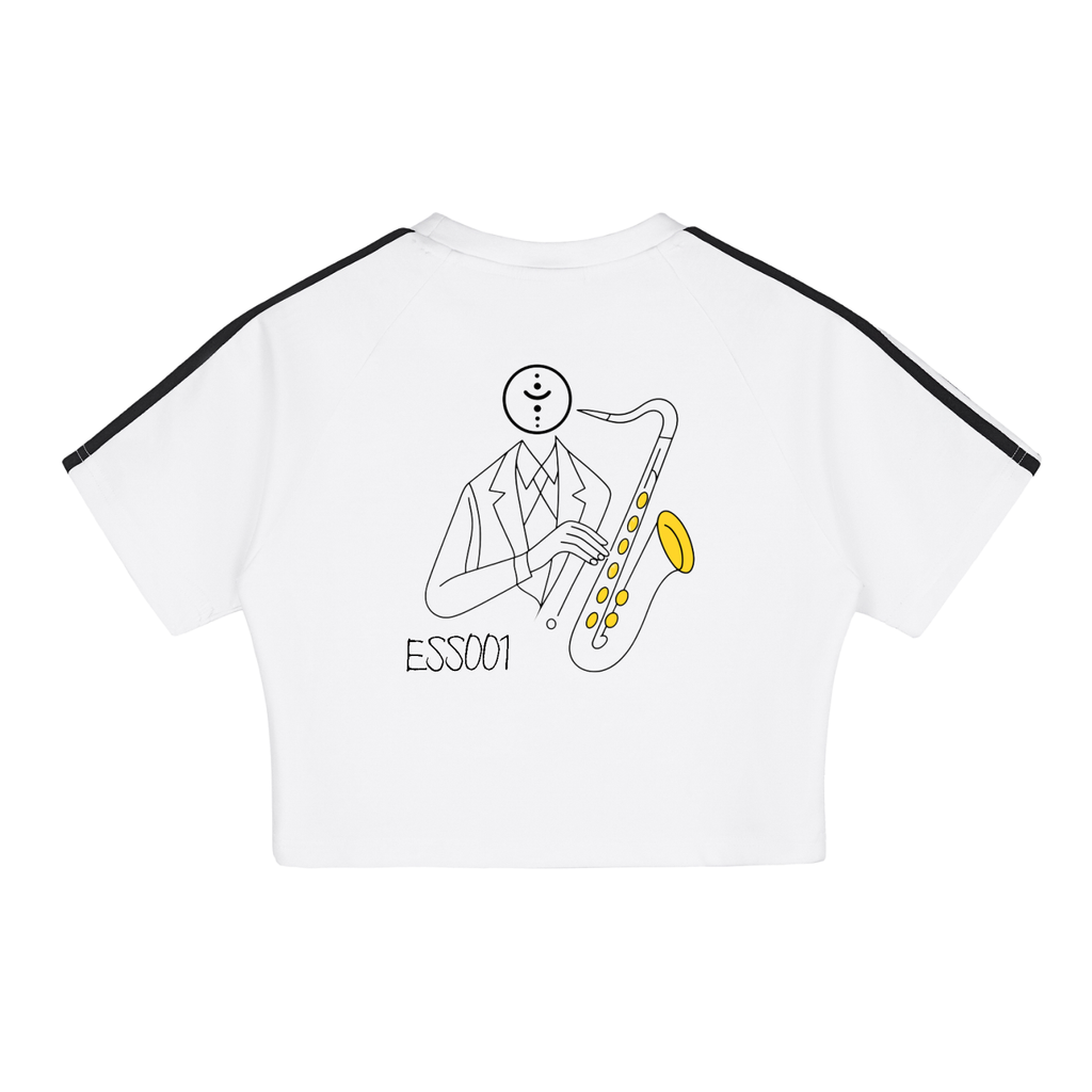 Taped Cooling Performance Crop Top