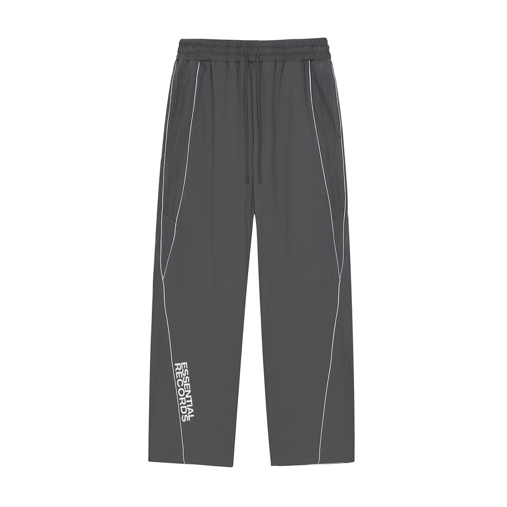 Reflection Striped Straight-Leg Sweatpants