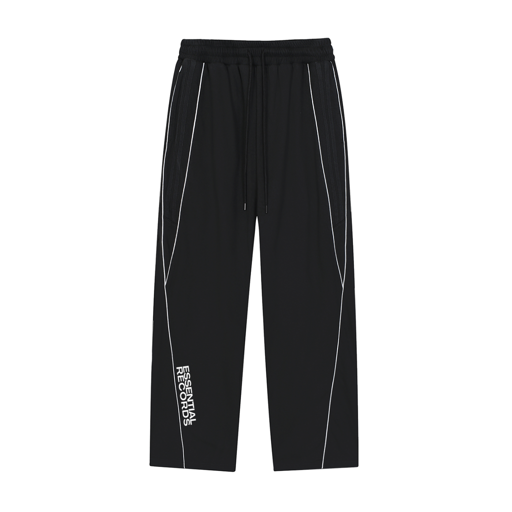 Reflection Striped Straight-Leg Sweatpants